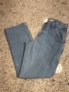 Carhartt Men's Medium Blue Relaxed Straight Jeans